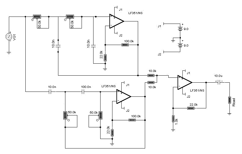 Schematic Circuit Diagram Audio Notch Meter