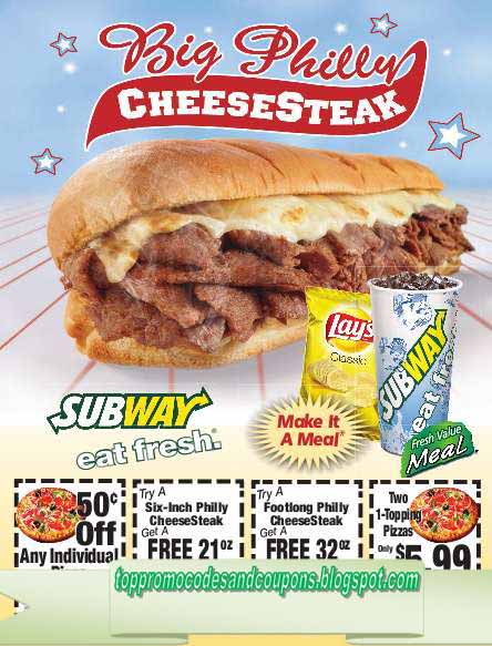 Free Promo Codes and Coupons 2023: Subway Coupons