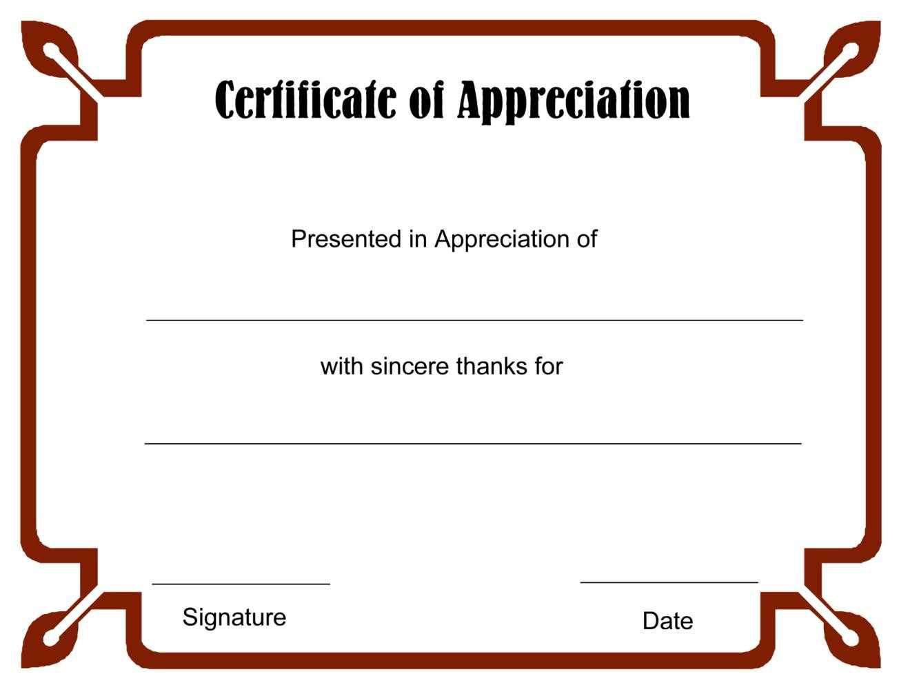 certificates of recognition free templates