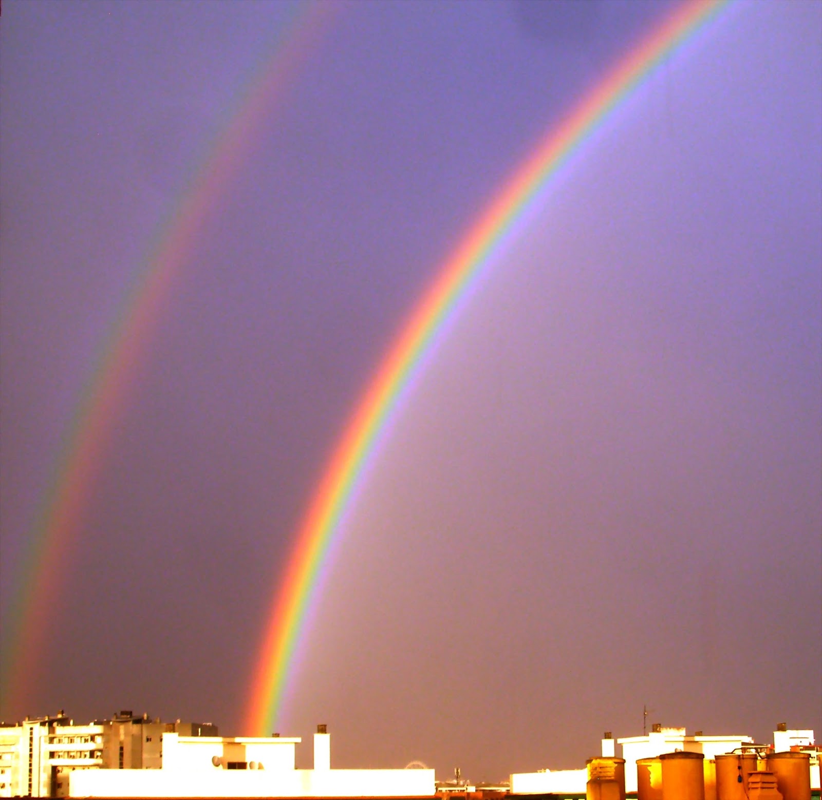 Doble Arcoiris Sobre A