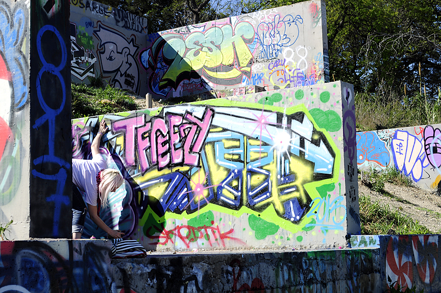 Woodland Shoppers Paradise Baylor Street Art Wall (Austin, TX)