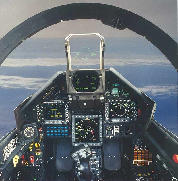 Jet Airlines: Dassault Mirage 2000D cockpit