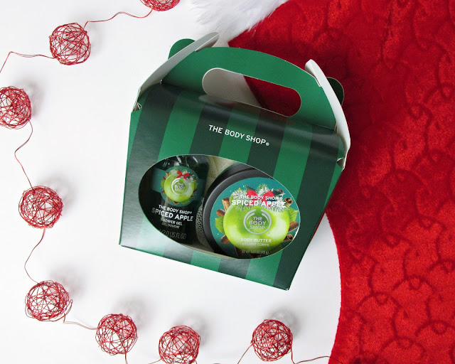 Christmas giveaway, the body shop spiced apple treat box