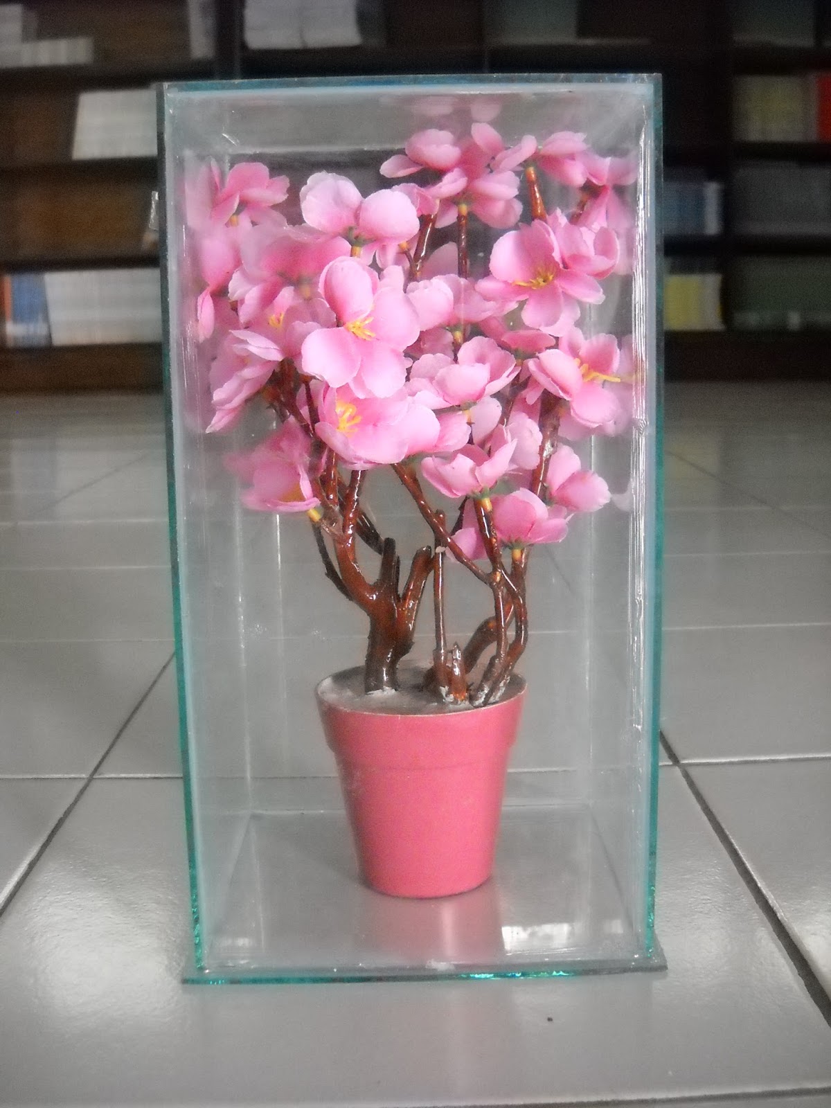 membuat bunga  sakura palsu  channel saya