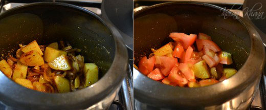 Chicken Potato Curry in Pressure Cooker Recipe