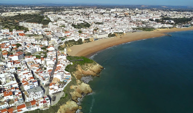 imagem aérea de Albufeira