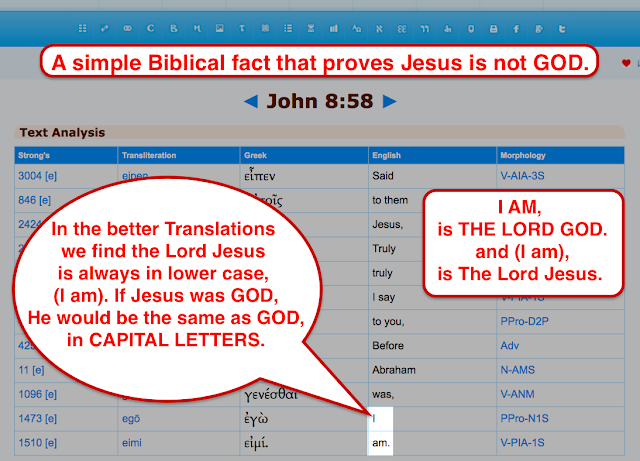 A simple Biblical fact that proves Jesus is not GOD.