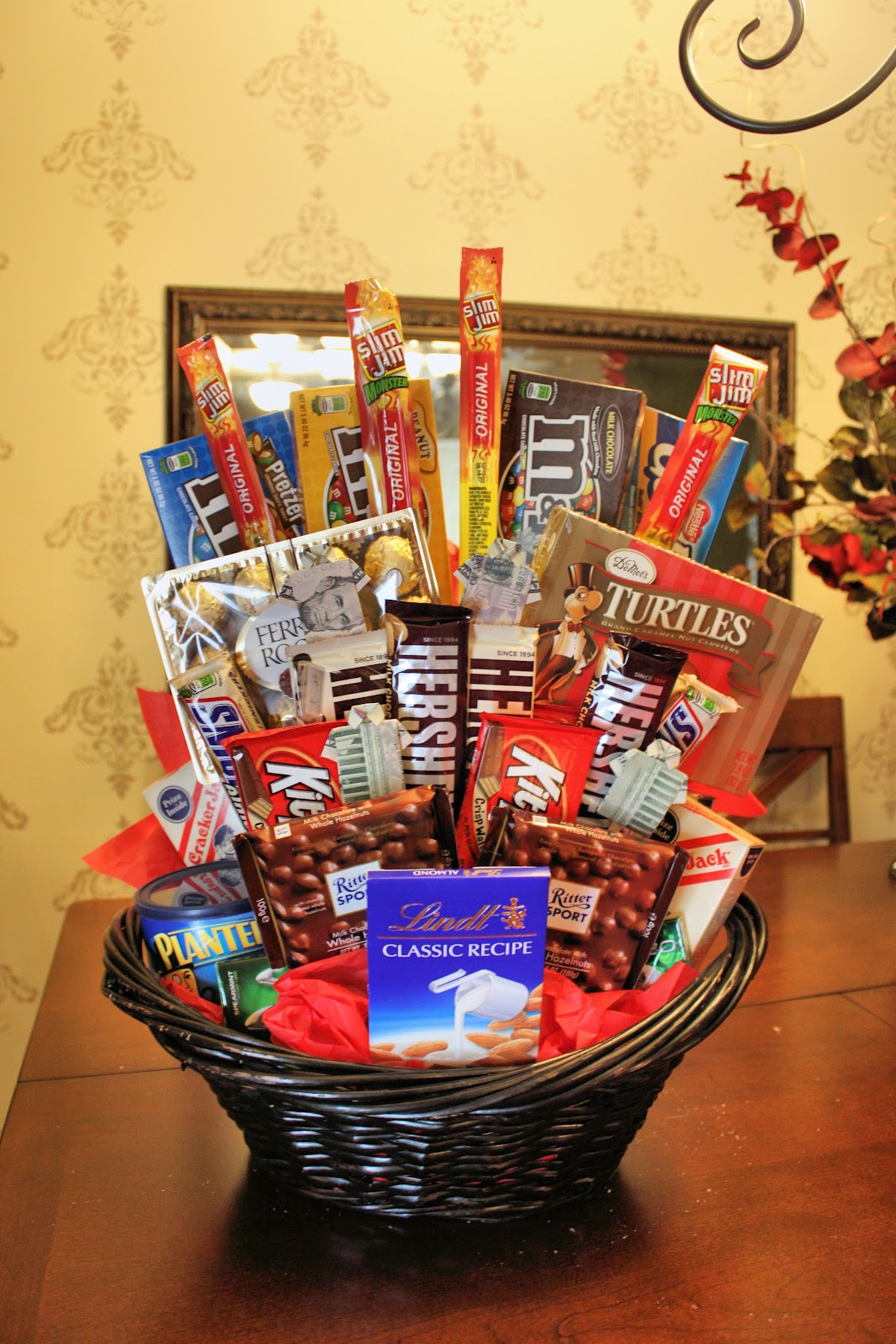 My Sweet Little Steiner Family Candy Bouquet Gift Basket