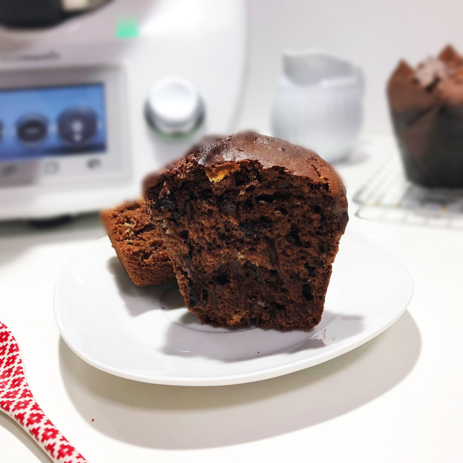 Muffins de Chocolate Cocinillas TM5. Recetas Thermomix.