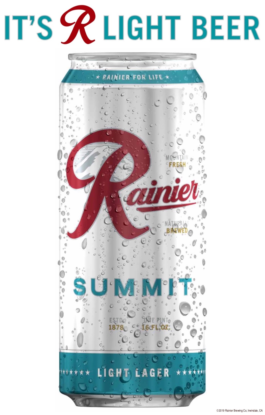 Rainier Introduces "Rainier Summit" R Light Beer