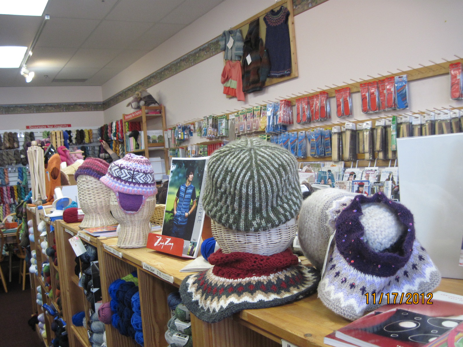John Toft Basketry Hat stands at Yarn Forward