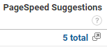 Google Analytics Page Speed Suggestions