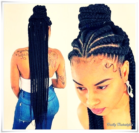 15 Cute Cool Black Braided Hairstyles 2019 Daily Hairstyles