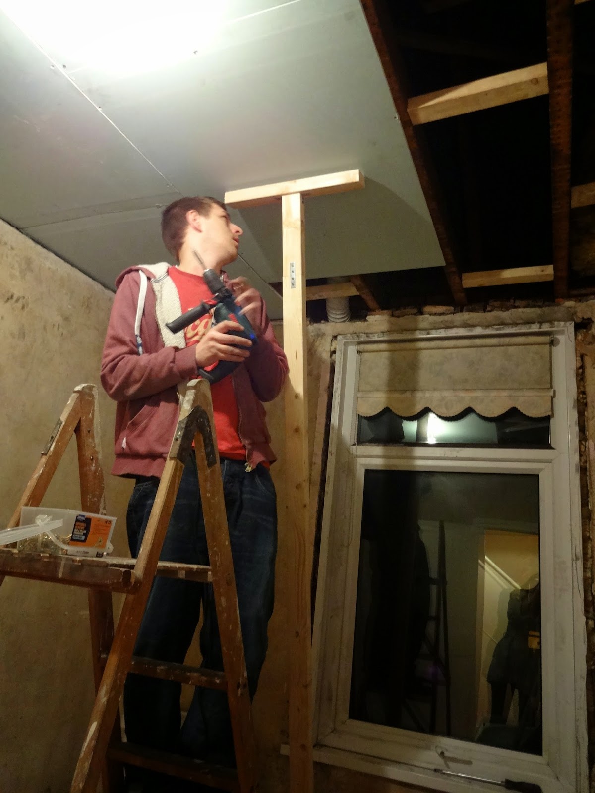 Plasterboarding with Moisture Resistant Plasterboard Kezzabeth.co.uk