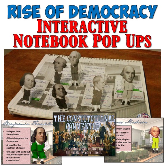 Students of History: Constitutional Convention Pop Ups and PowerPoint!