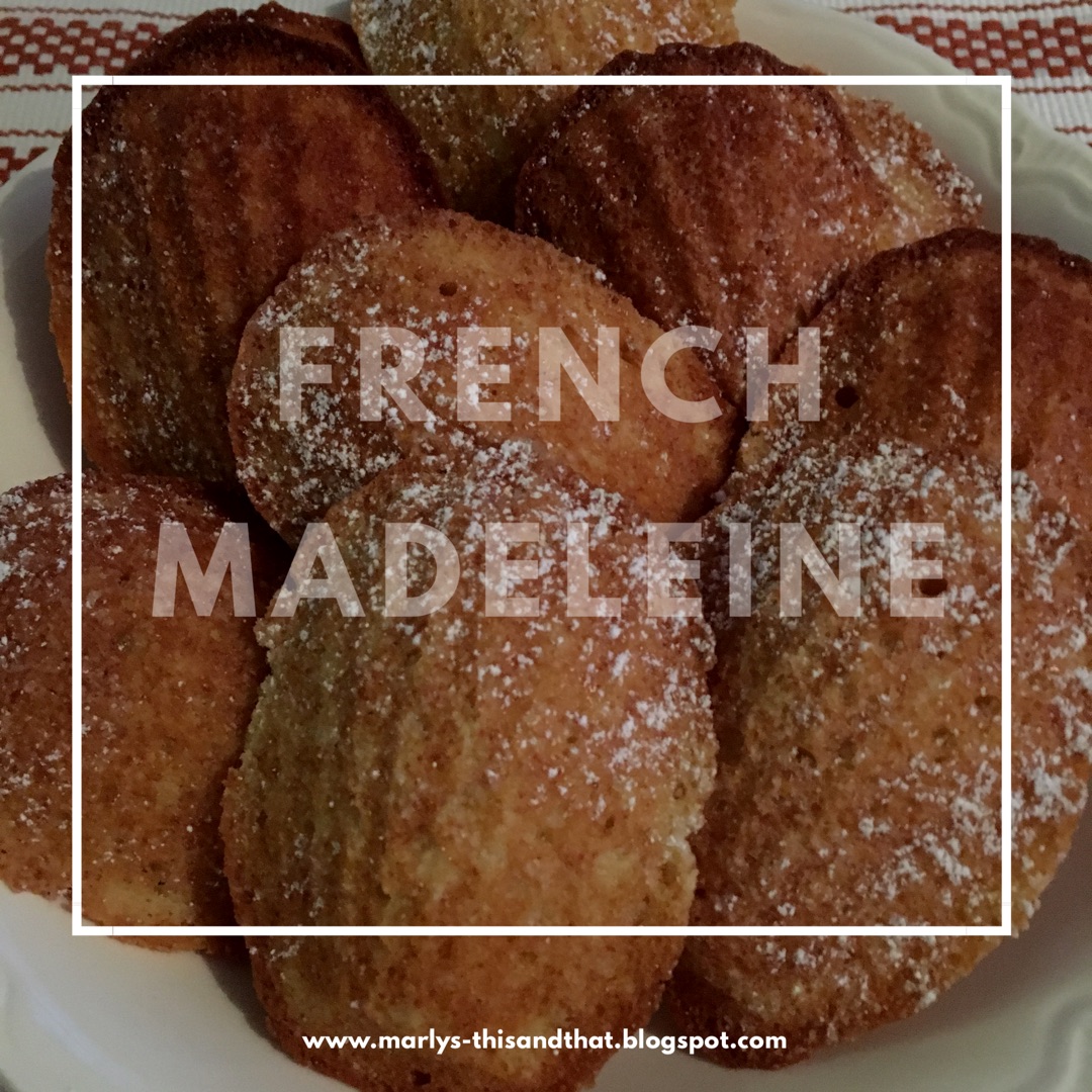 This and that French Madeleines Fill the Cookie Jar