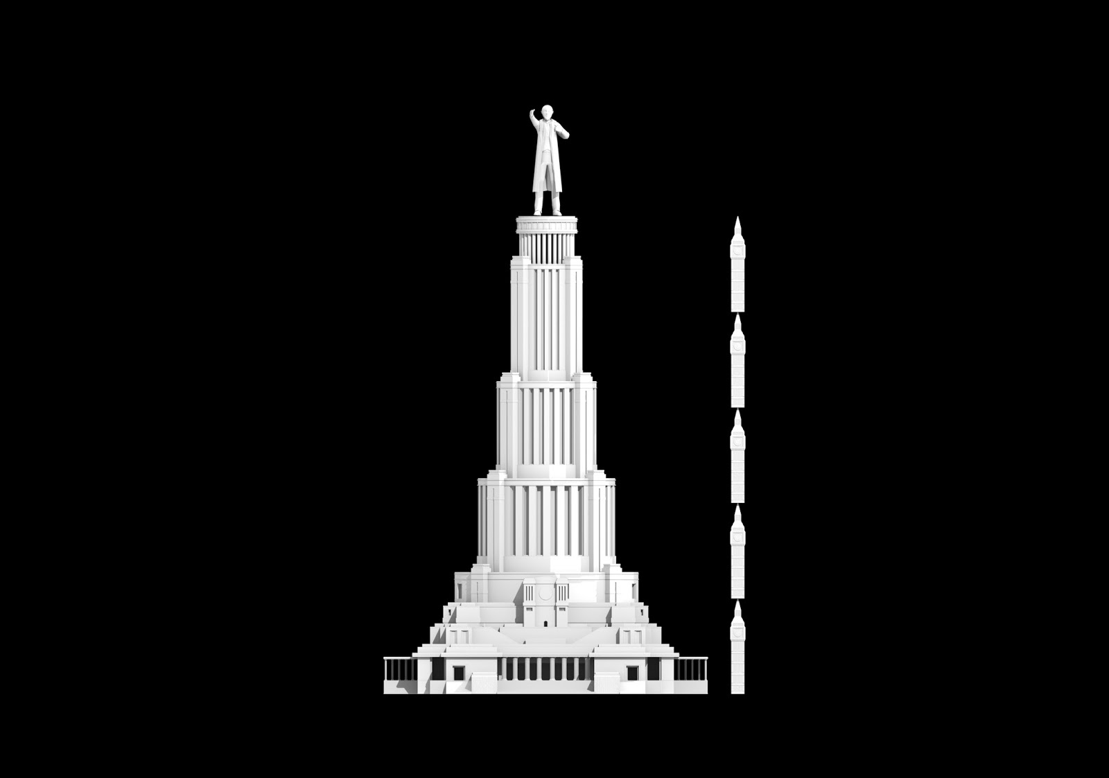 Scott Turner Big Ben Height Comparison Model