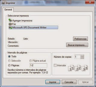 operating system printing dialog