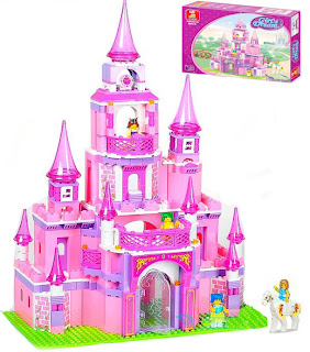เลโก้ lego ปราสาทเจ้าหญิง สีชมพู b0152
