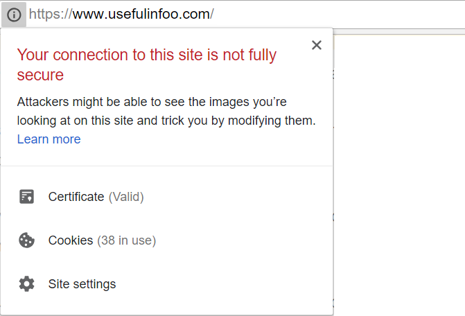 blogger mixed content error
