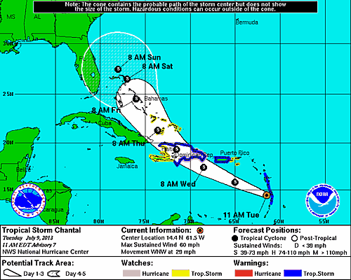 Hurrican Chantal Trajectory Hurricane_Chantal_trajectory