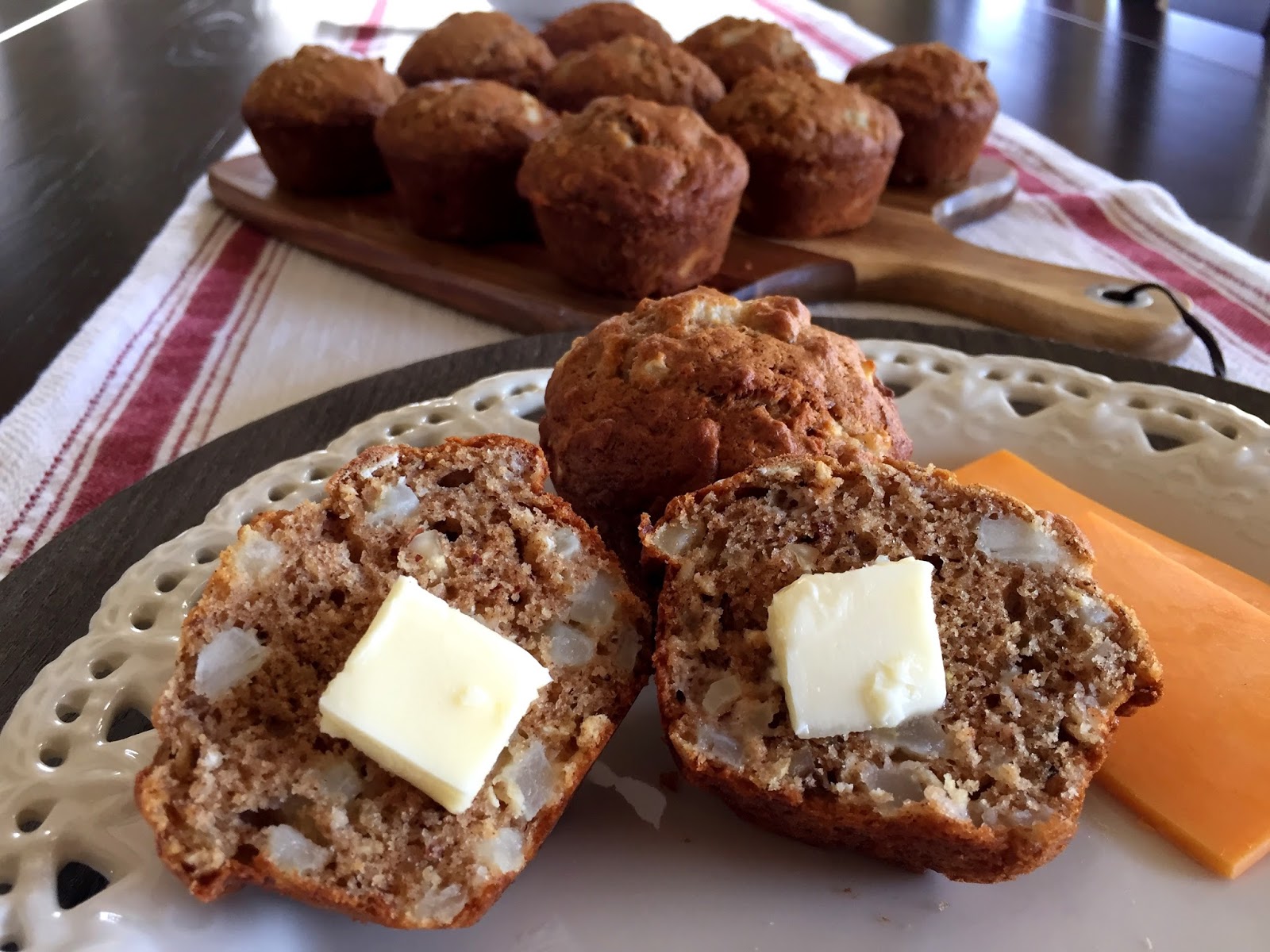 Mennonite Girls Can Cook Pear Hazelnut Muffins