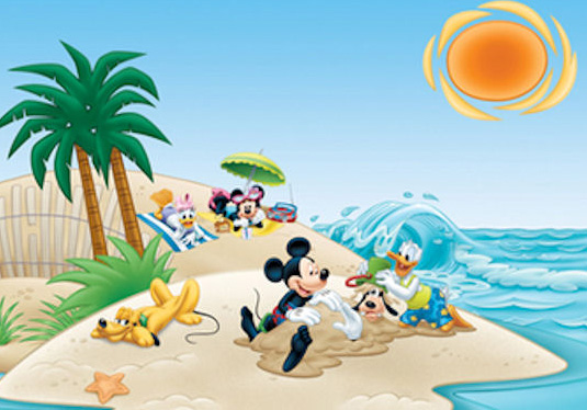 mickey mouse beach clipart - photo #38