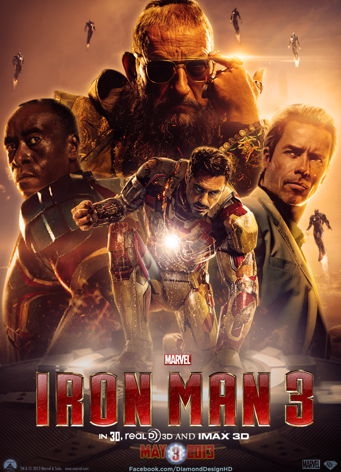 Iron Man 3 2013 Full Movie Free Download Dual Audio ~ Moviesnrocks