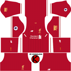 Liverpool Kits 2017/18 - Dream League Soccer 2017