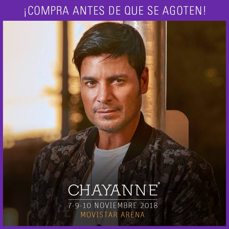 Chayanne regresa a Chile en noviembre