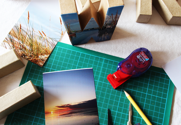 binedoro Blog, DIY-Projekt: 3D-Foto-Buchstaben, um schöne Erinnerungen festzuhalten binedoro Blog, DIY-Projekt: 3D-Foto-Buchstaben, um schöne Erinnerungen festzuhalten
