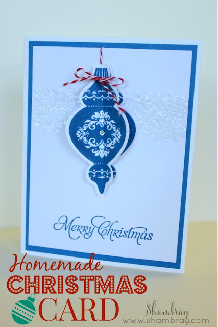 Check out this tutorial for this beautiful handmade Christmas card using a Stampin Up stamp set.  You could also use it as inspiration for all your paper crafts.