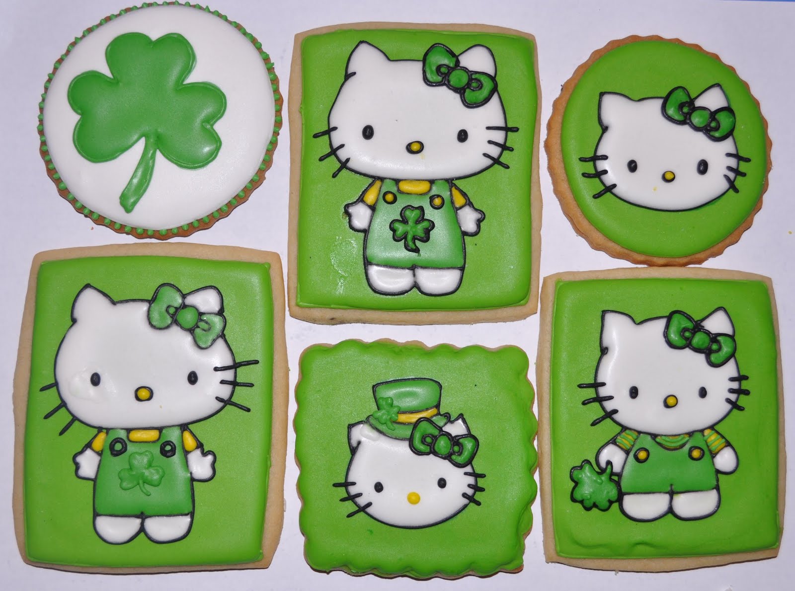 Kitty Coloring Pages St Patricks Day Patrick Cookies Kopykake 300xk
