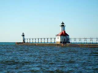 St. Joseph Pier Lighthouse in St. Joseph, Michigan 