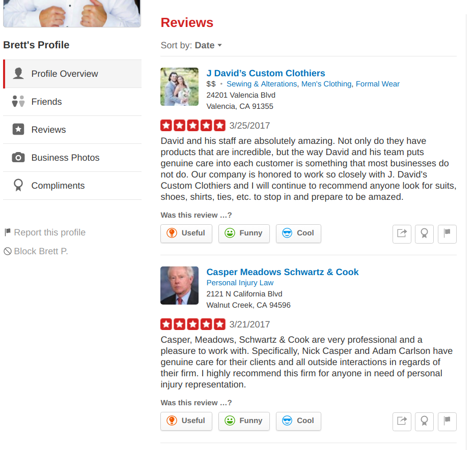 Brett Piper has 2 reviews written on clients of Scorpion Internet Marketing