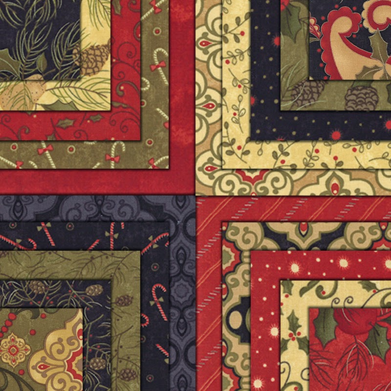 PINE FRESH ADVENT OR REGULAR WALL HANGING QUILT KIT Moda Fabric by Sandy Gervais