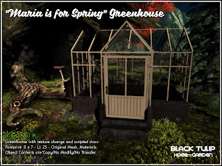 Maria is for Spring Greenhouse