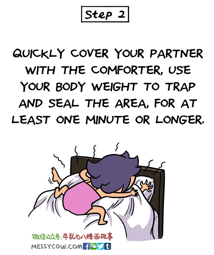 How To Fart When Sharing A Bed A Hilarious Comic For Couples 