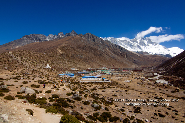View of Dingboche