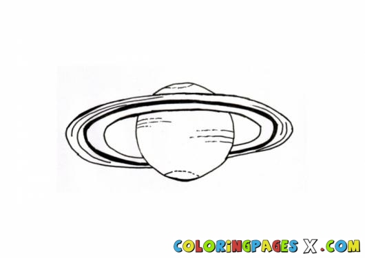 Coloring Pages for Kids Planet - Saturn Coloring Pages 10 