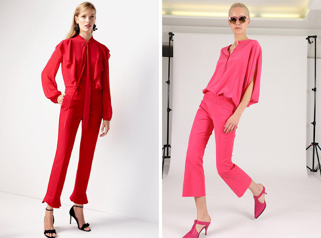 Девушка в розовом монохромном образе