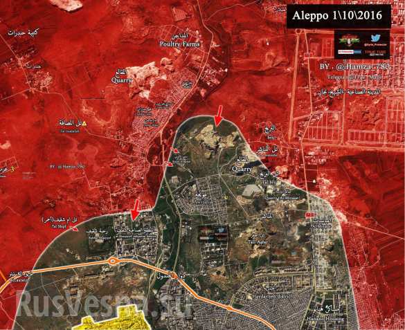 ALEPPO OFFENSIVE: Massive Russian air strikes take out 400+ terrorists Aleppo_karta1_0