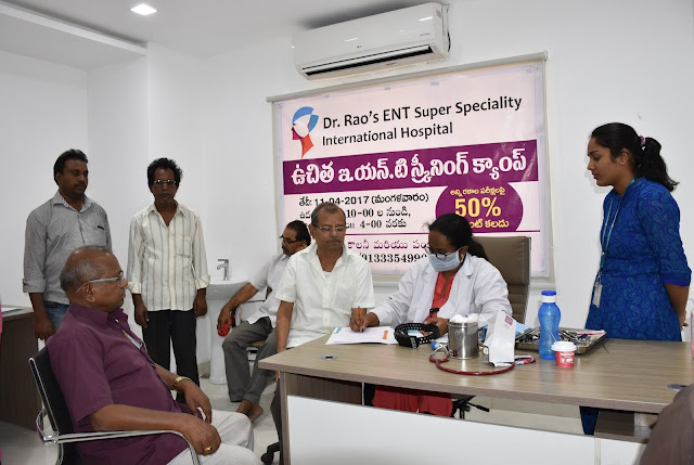 Dr. Rao’s organized “Free ENT Screening Checkup” campaign at Kukatpally & Punjagutta in Hyderabad Dr. Rao’s organized “Free ENT Screening Checkup” campaign at Kukatpally & Punjagutta in Hyderabad