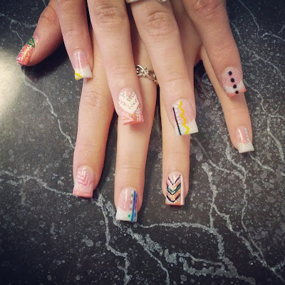 Nails, hair and beauty by Annabelle: Tribal Nails!