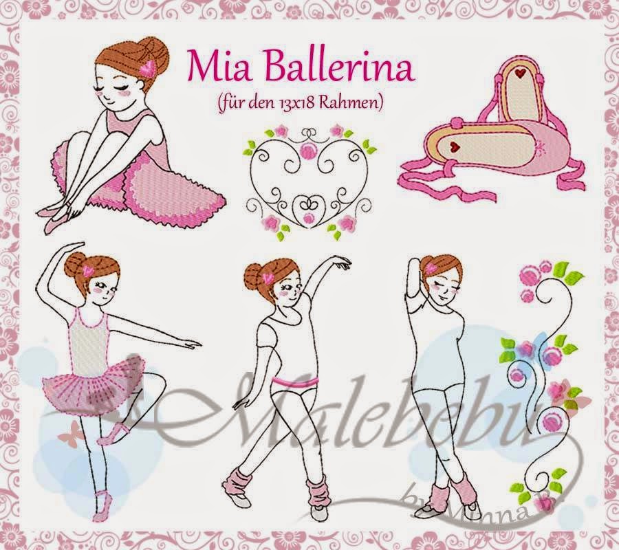 MeitliChleidli &quot;Mia Ballerina&quot; (Probesticken für Malebebu