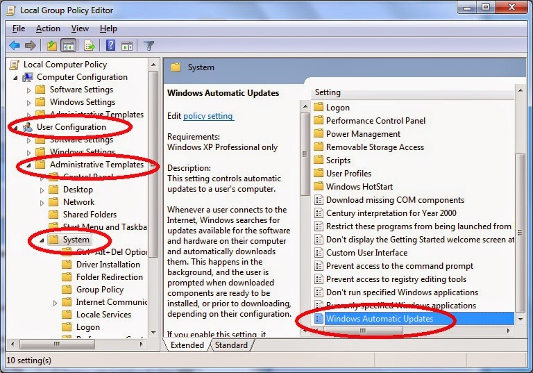 Berbagai Cara Mematikan Auto Update Pada Windows 7