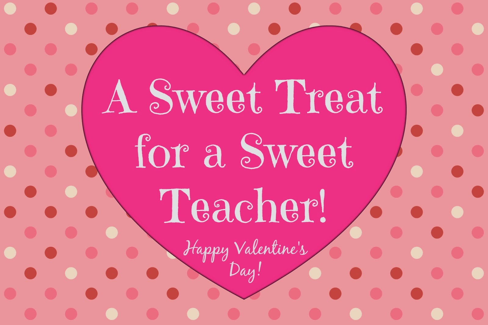 East Coast Mommy: Last Minute Teacher Valentines {with free printable tags}