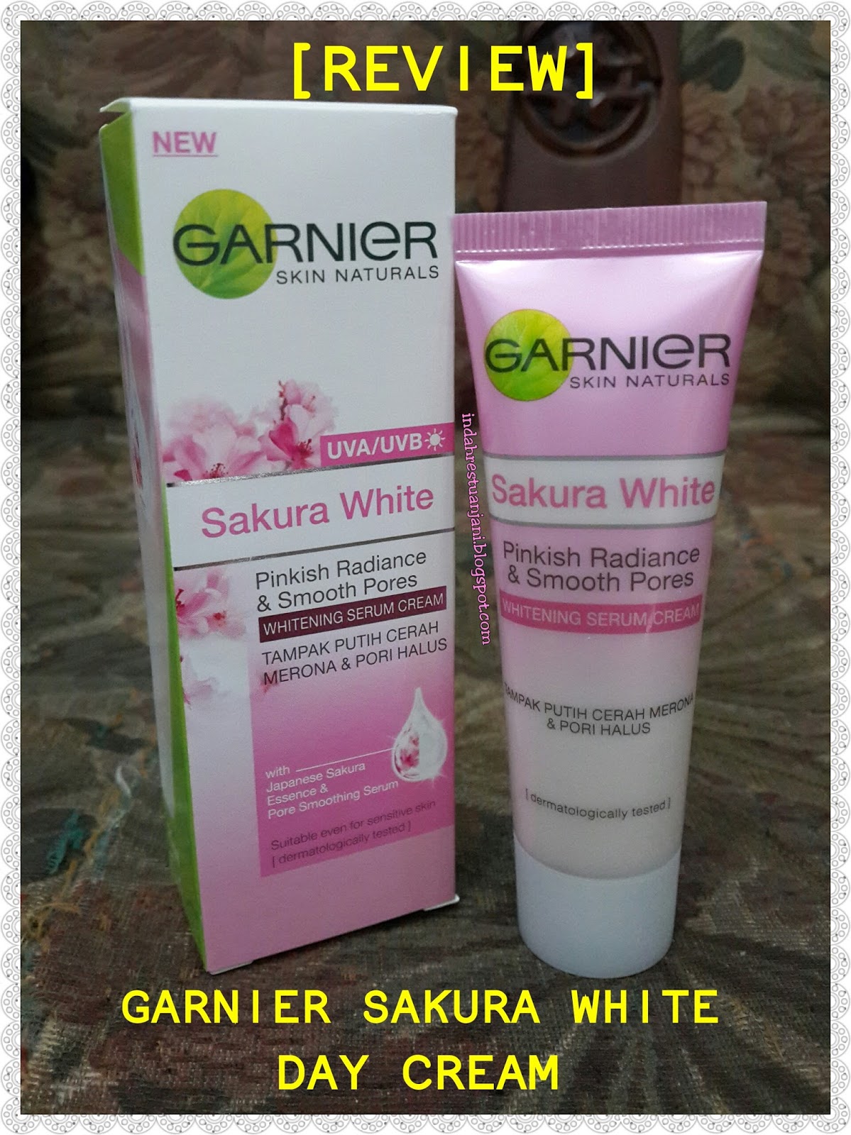 garnier sakura white uv day cream