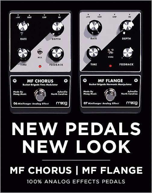 MATRIXSYNTH Moog Releases MF Chorus & MF Flange with New Look