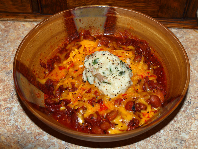 Pellet Smoker Cooking Smoked meat & smoked bean Chili